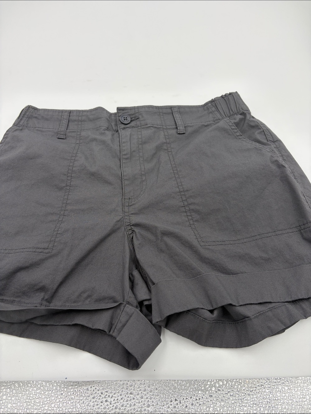 Sanctuary Men's Charcoal Flat Front Shorts